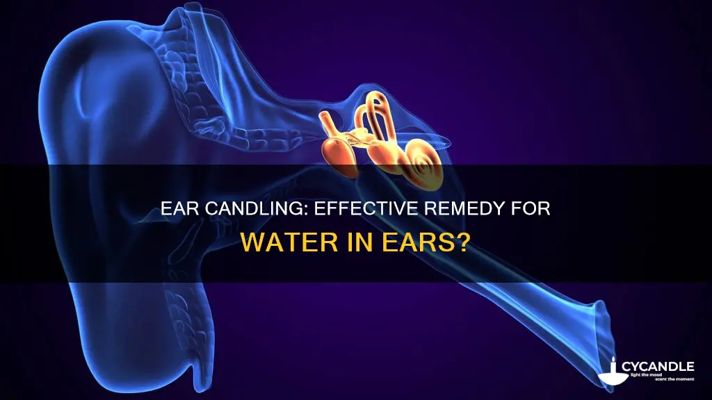 does ear candles remove water