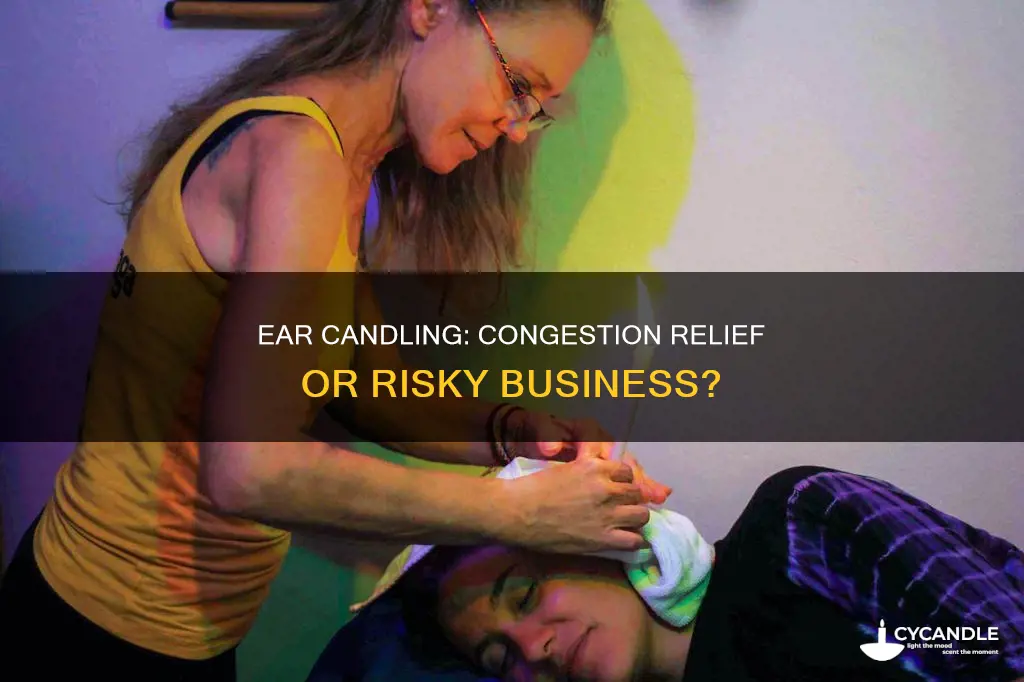 does ear candling help with congestion