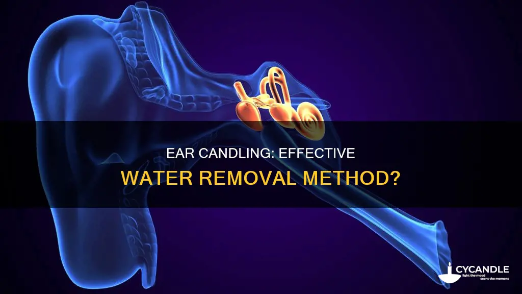 does ear candling remove water