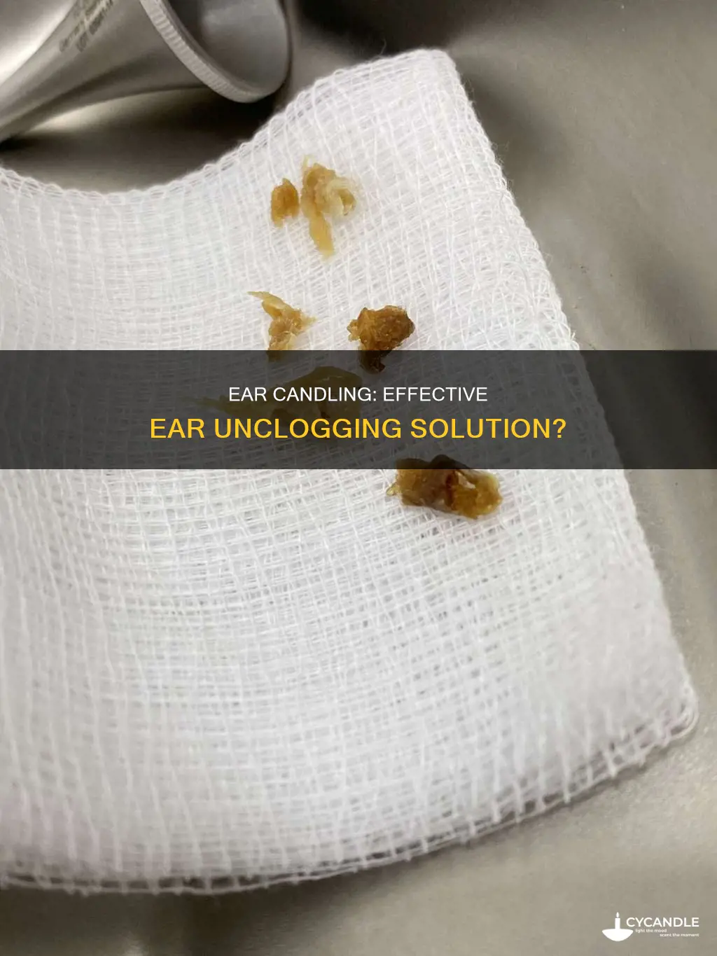 does ear candling unclog ears
