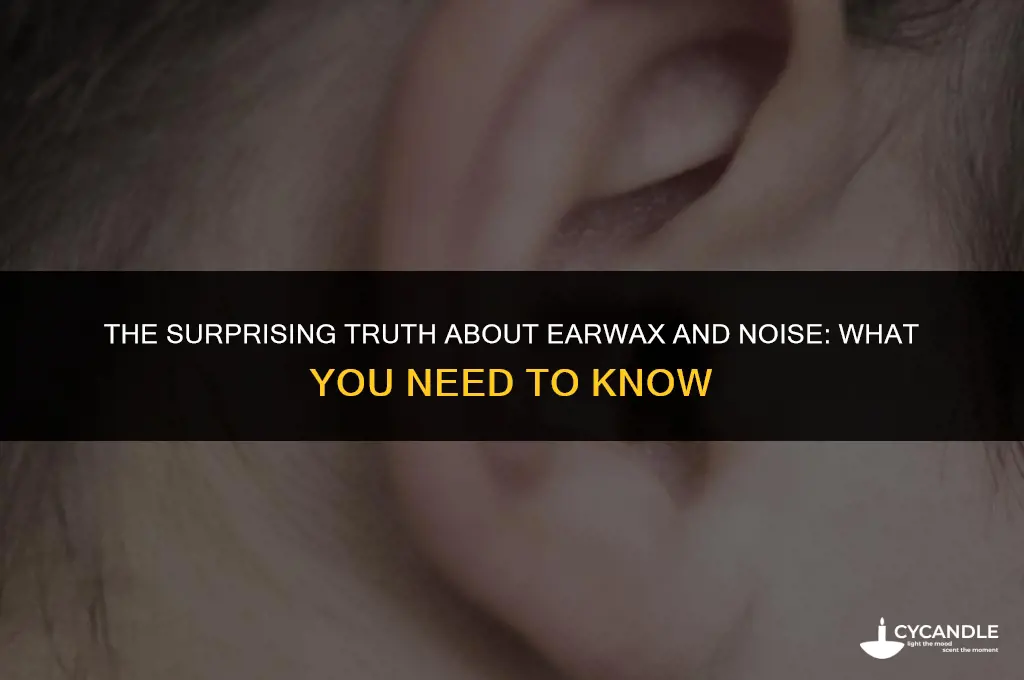 does ear wax create noise