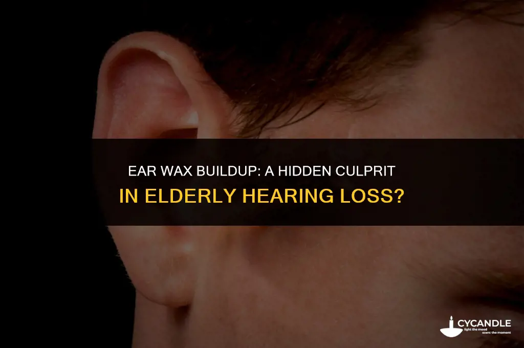 does ear wax in the elderly hearing los
