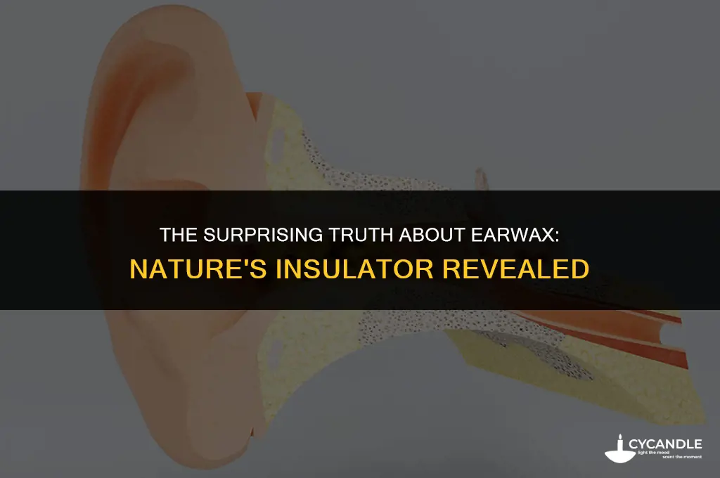 does ear wax insulate