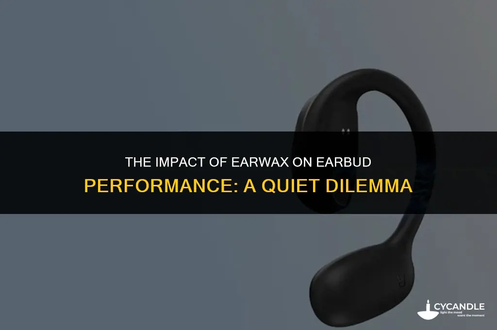 does ear wax make earbud quieter