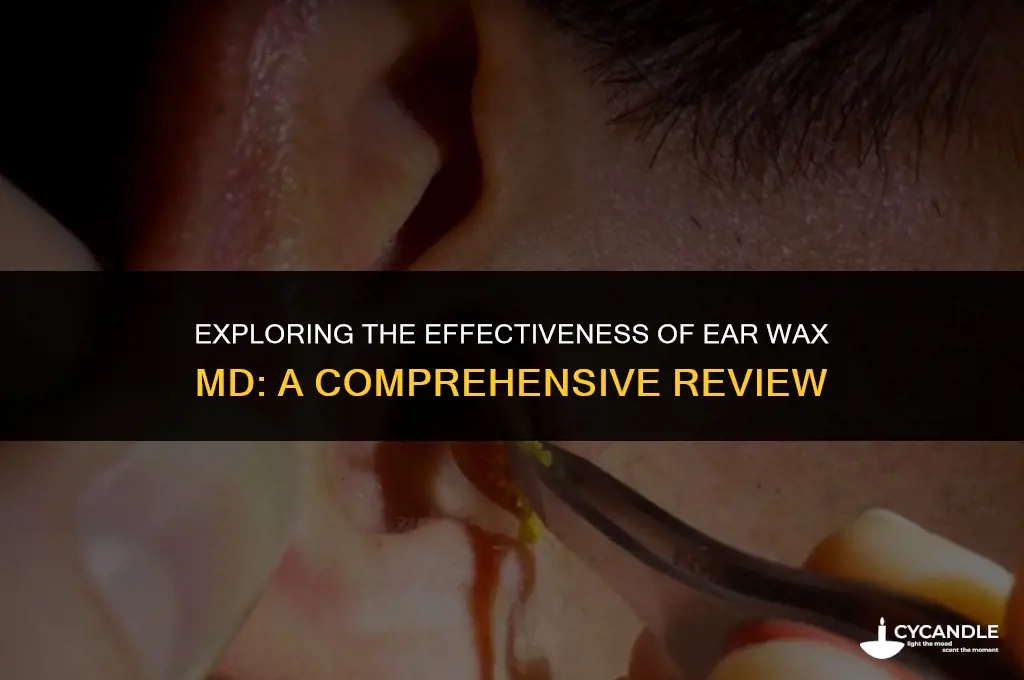 does ear wax md work
