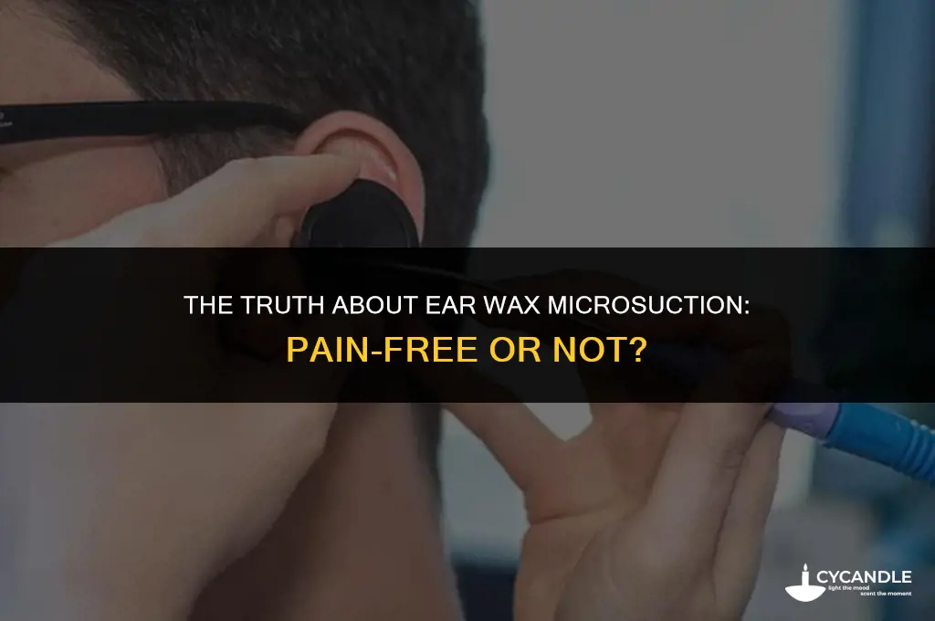 does ear wax microsuction hurt