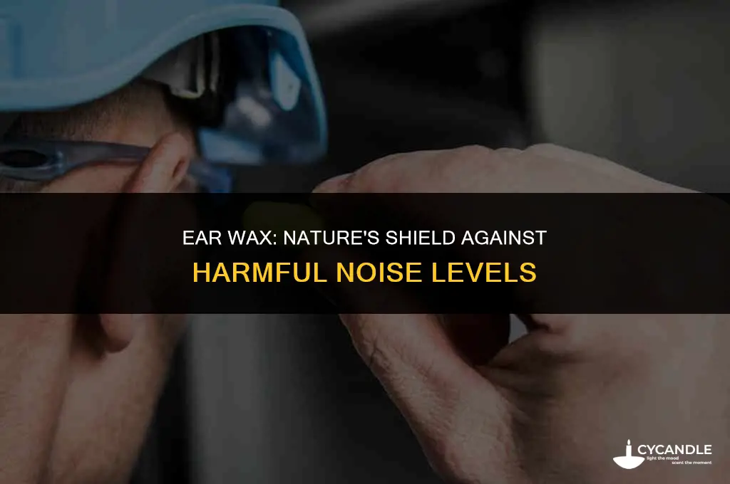 does ear wax protect from loud noises