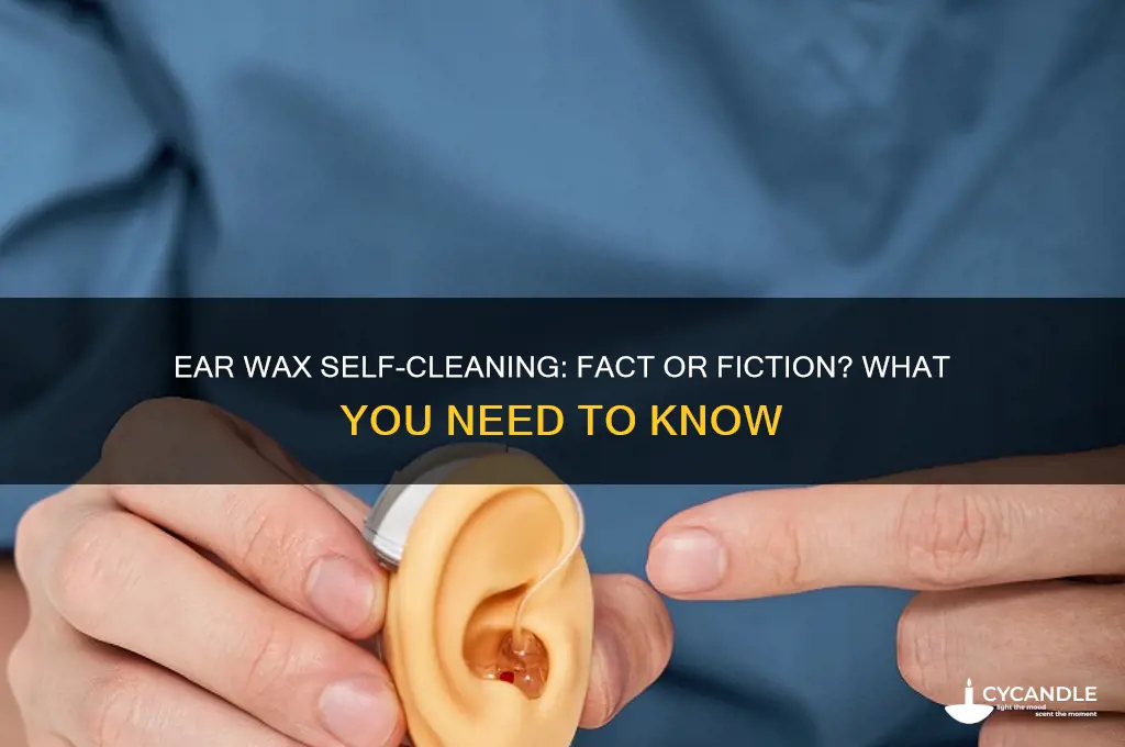 does ear wax remove itself