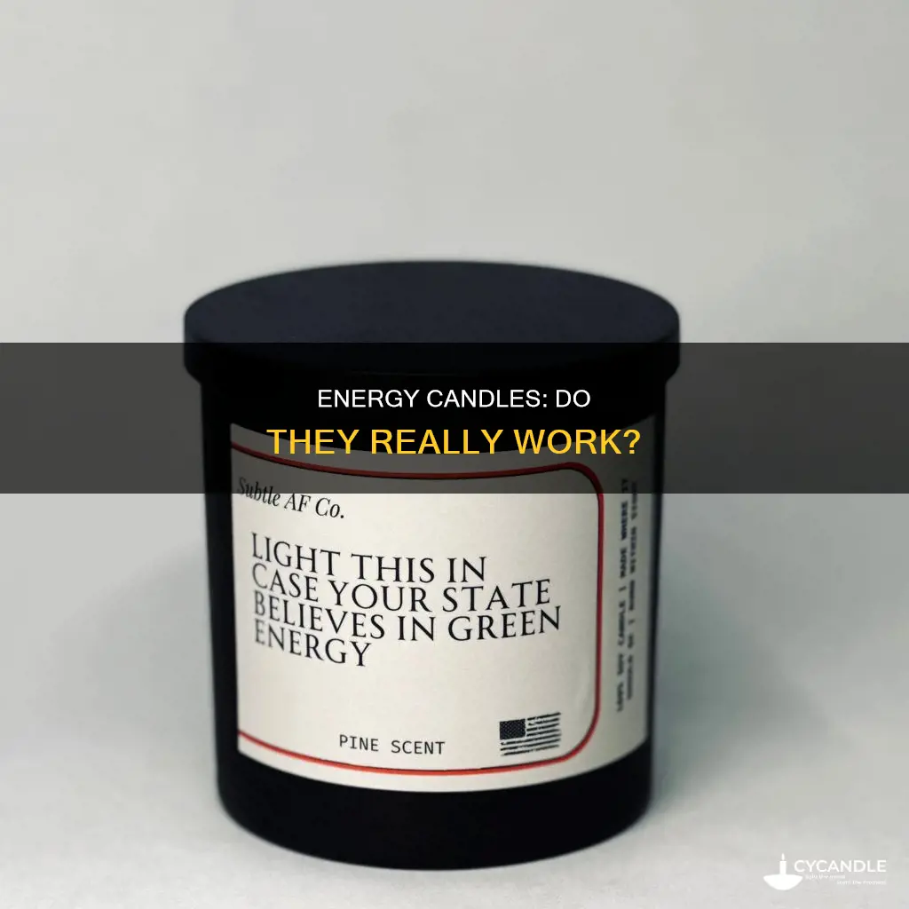 does energy candles give you energy webmd