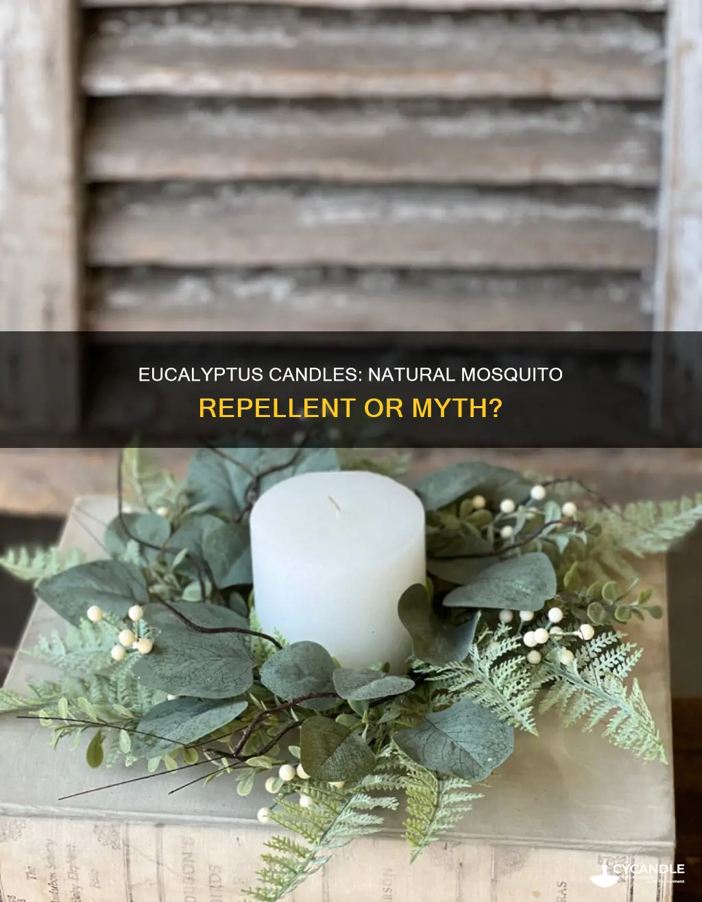 does eucalyptus candles repel mosquitoes
