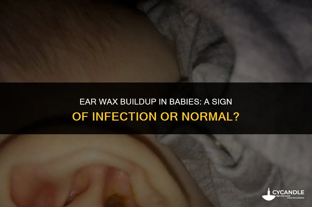 does excessive ear wax indicate baby ear infections
