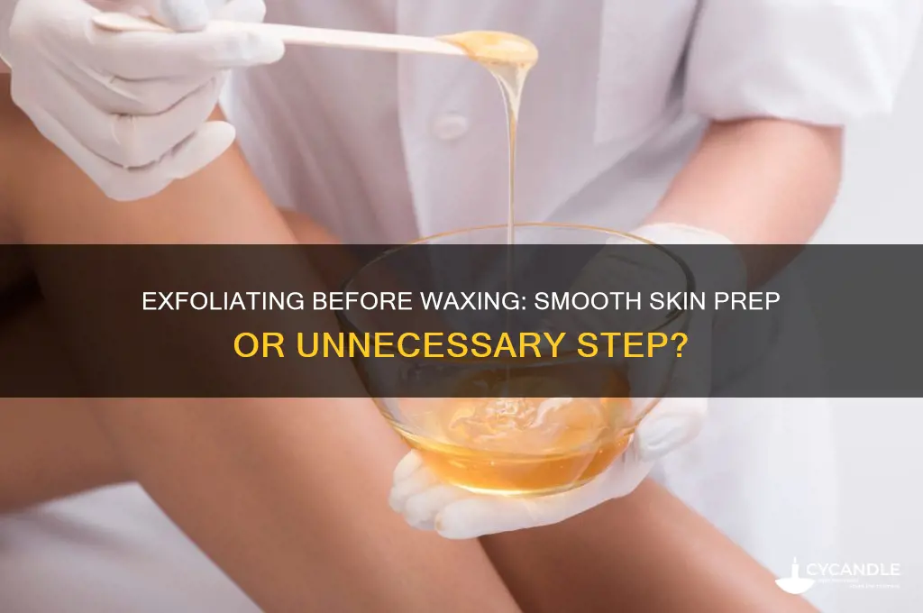 does exfoliating make it easier to wax