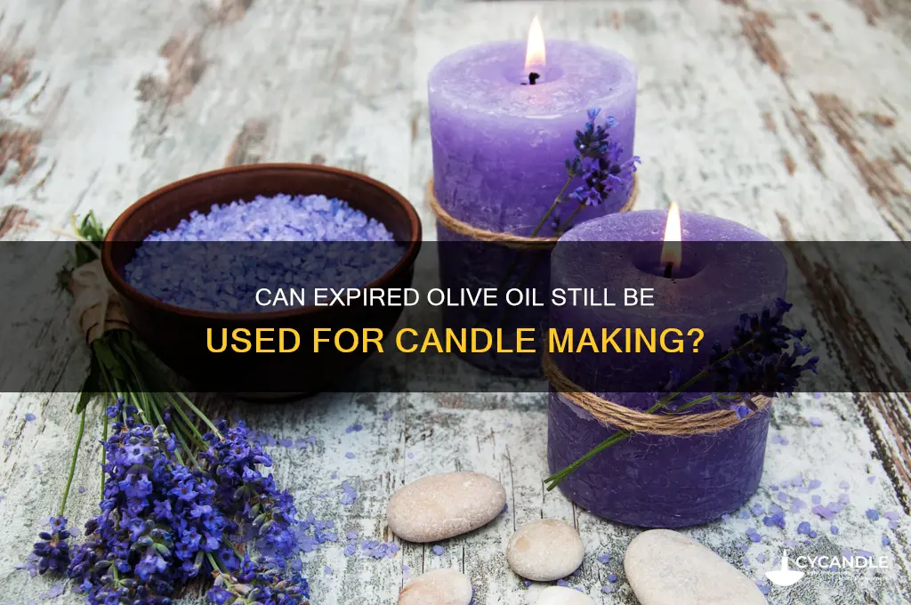 does expired olive oil work candles
