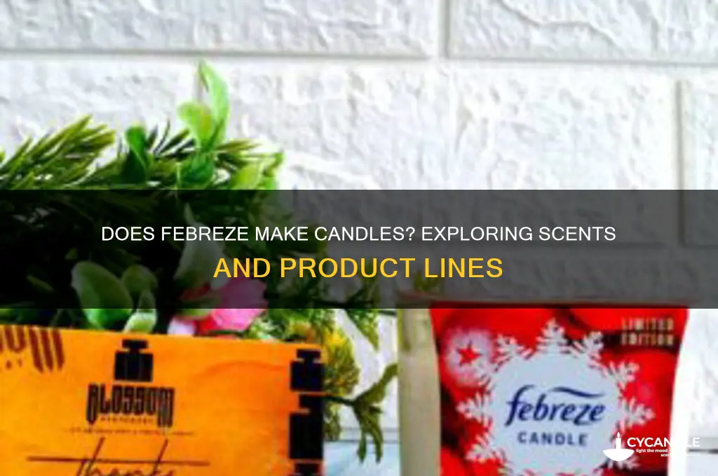does febreze make candles