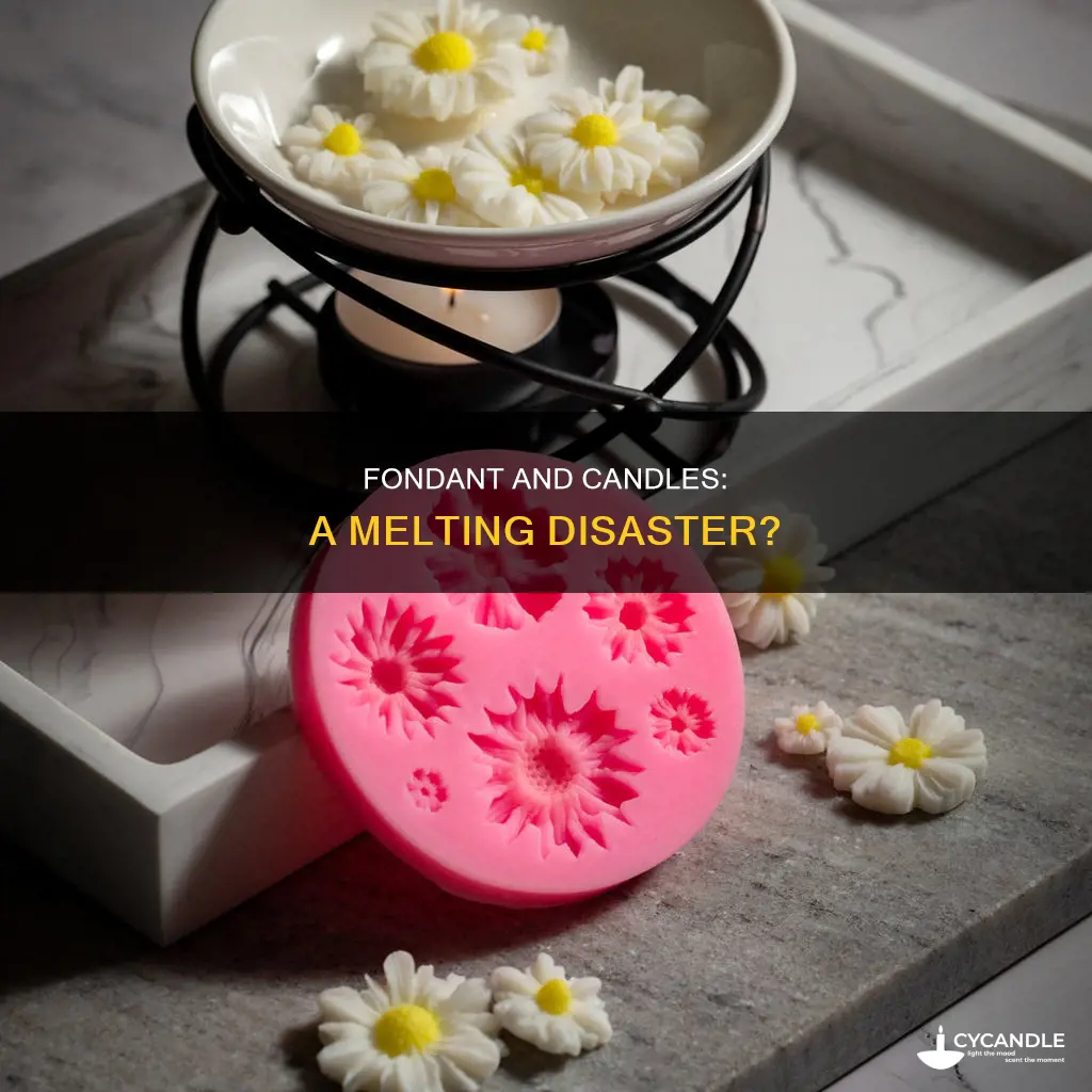 does fondant melt by candles
