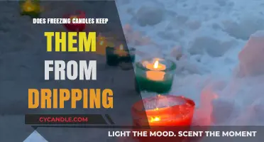 Freezing Candles: An Effective Anti-Drip Solution?