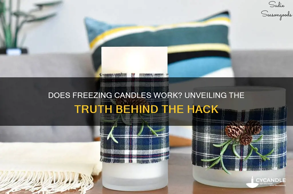 does freezing candles work