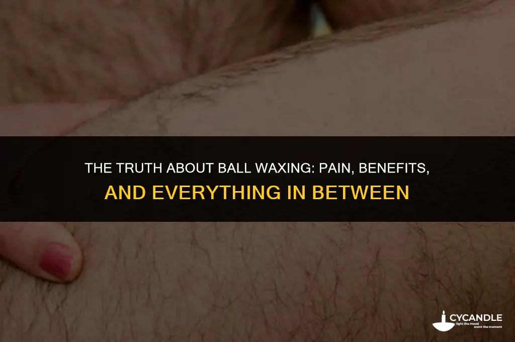 does getting balls wax hurt