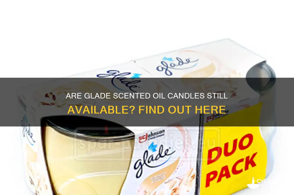 does glade still sell scented oil candles