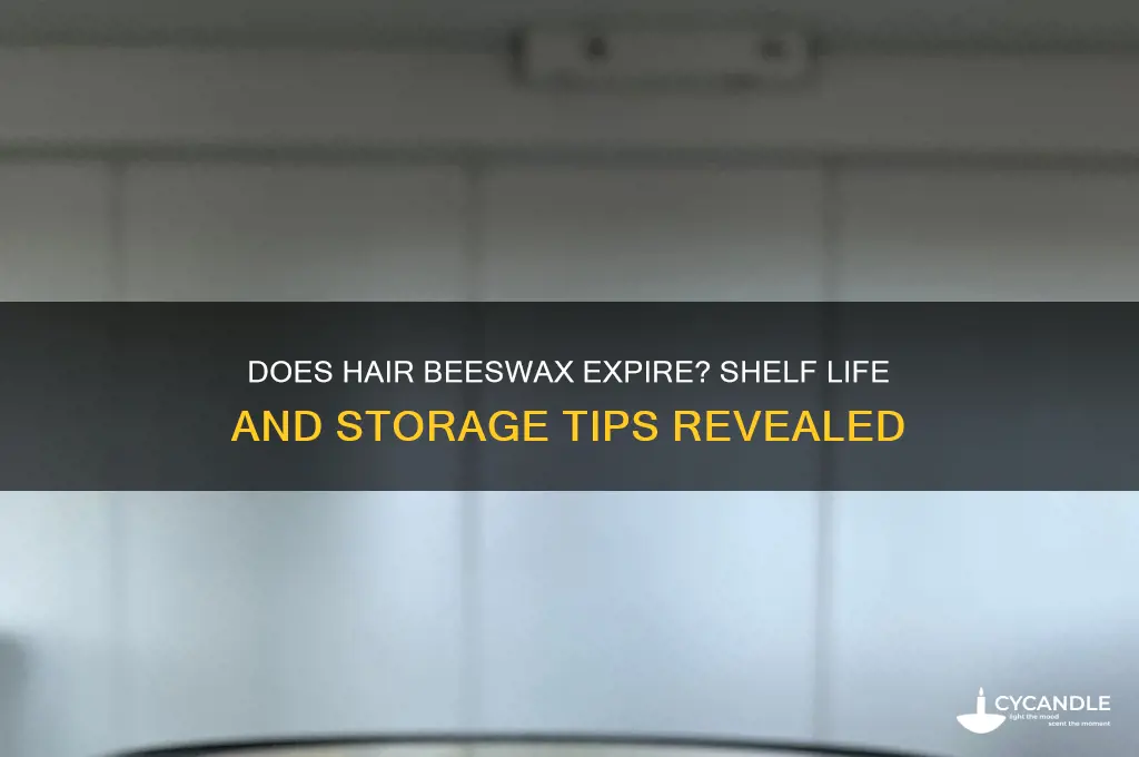 does hair beeswax expire