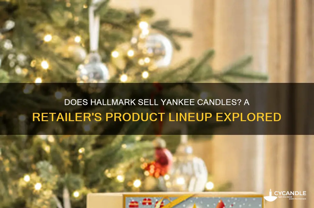 does halmark stores sell yankee candles