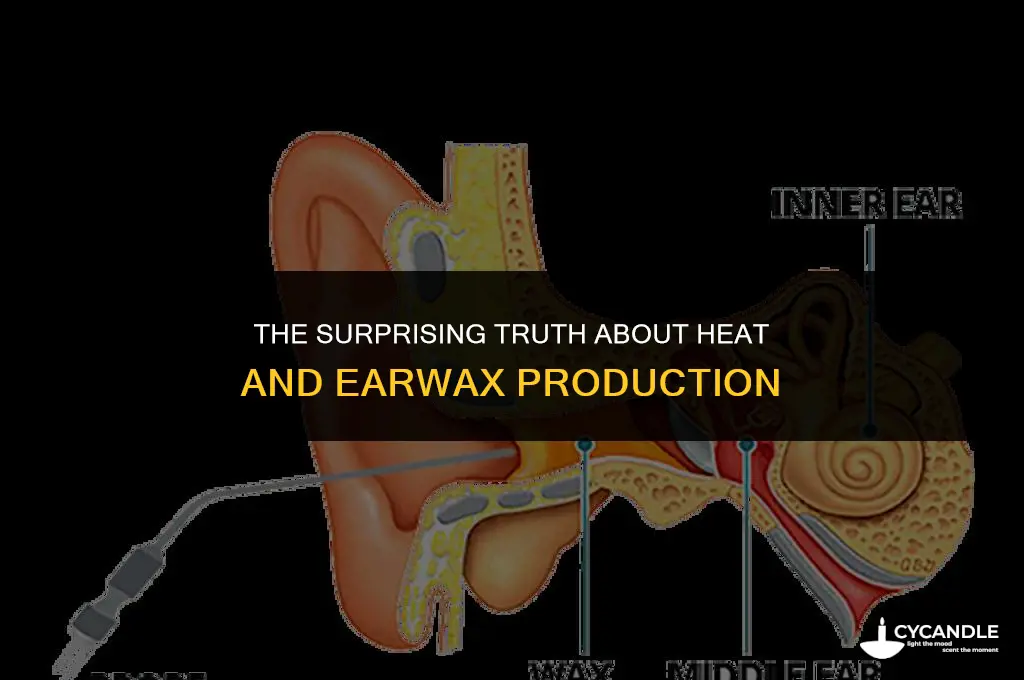 does heat make ear wax come out