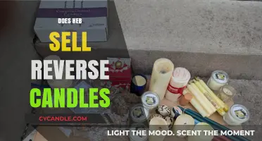 Find Reverse Candles at H-E-B?