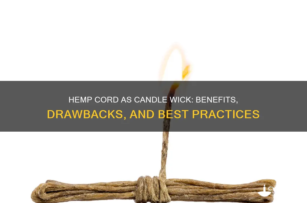 does hemp cord make a good candle wick
