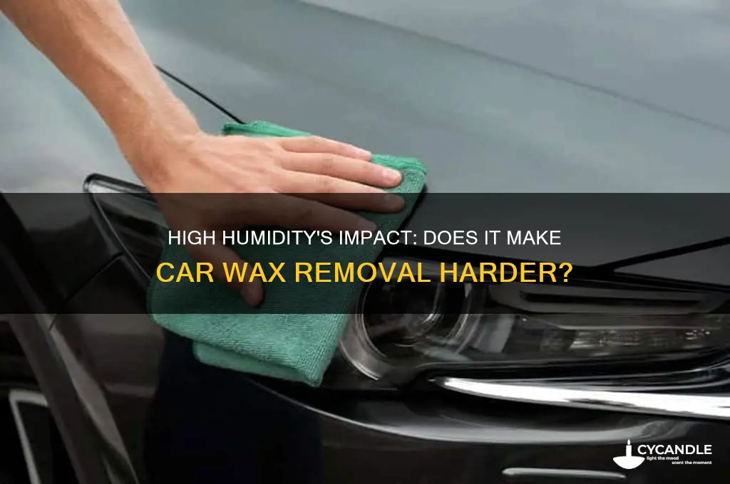 does high humidity make car wax come off hard