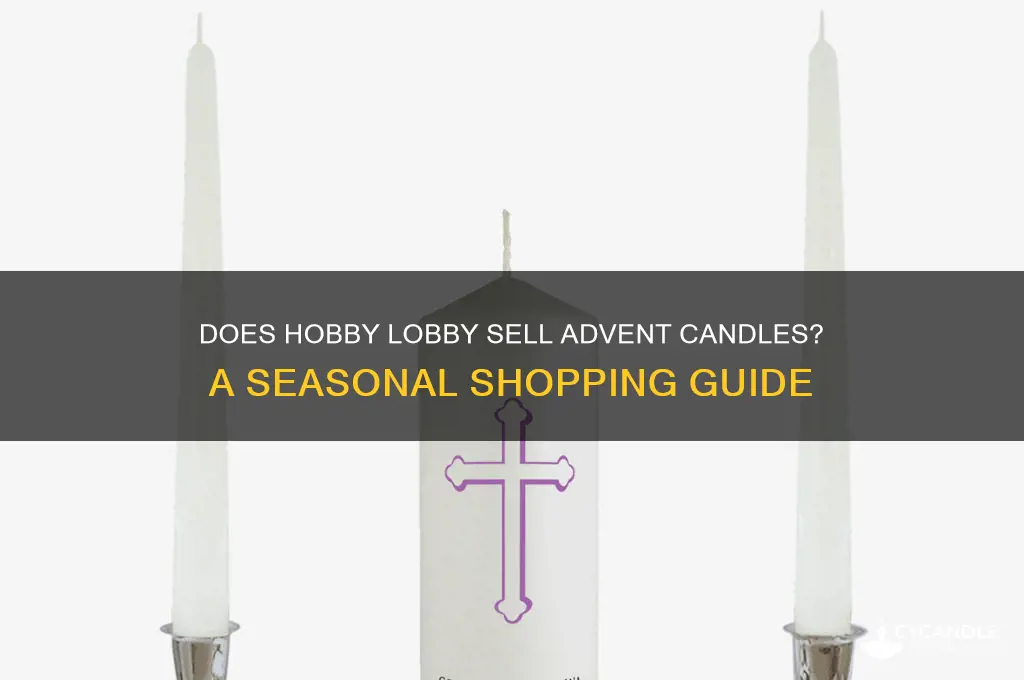does hobby lobby have advent candles