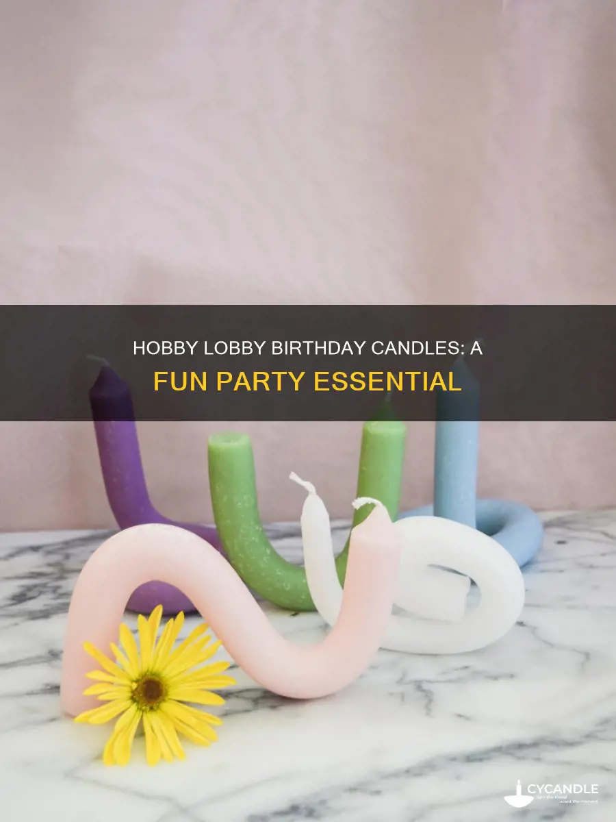 does hobby lobby have birthday candles