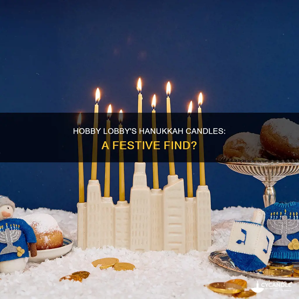 does hobby lobby sell hanukkah candles