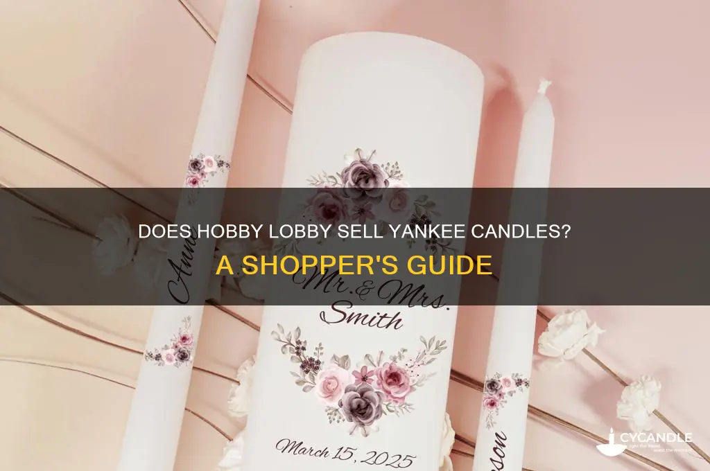 does hobby lobby sell yankee candles