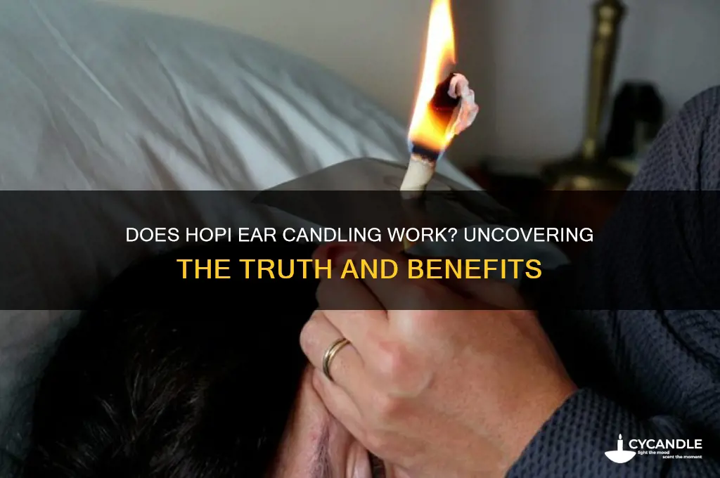 does hopi ear candling work