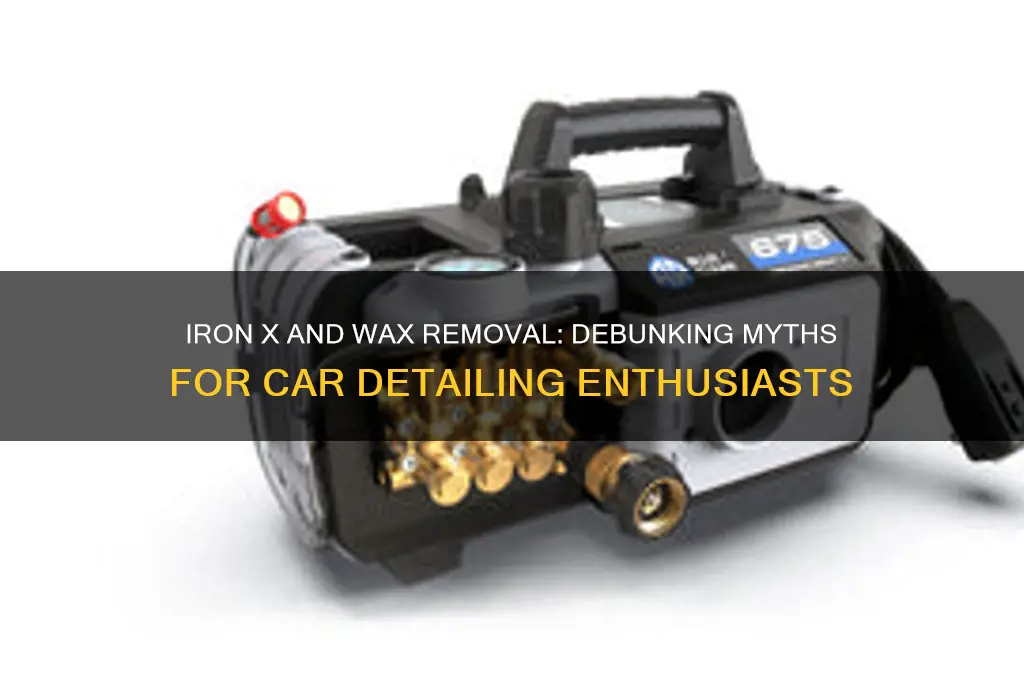 does iron x remove wax
