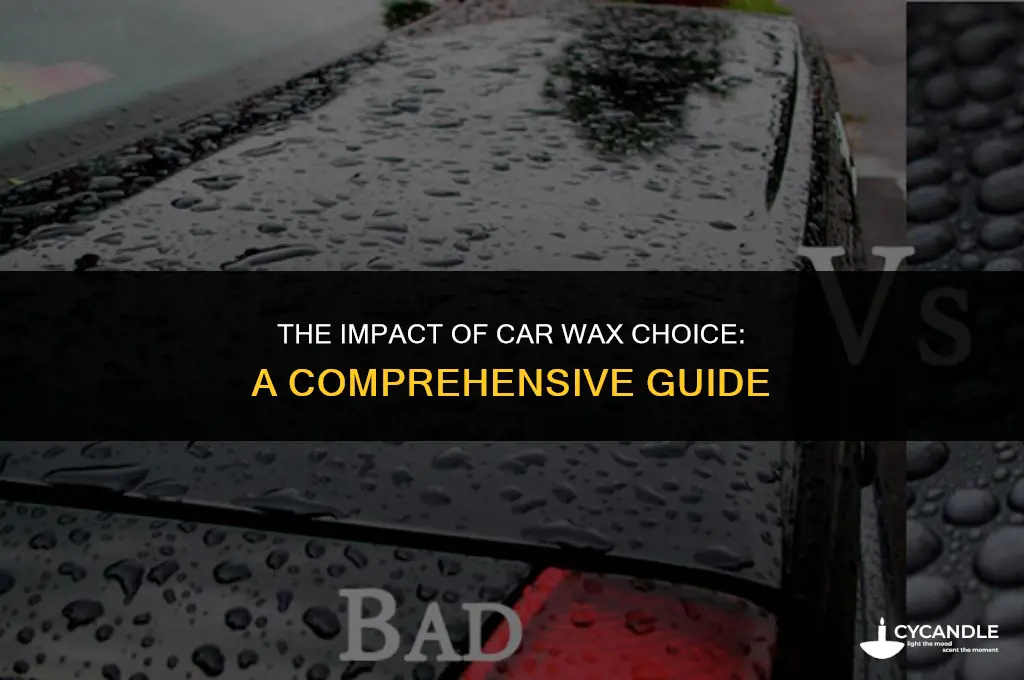 does it matter what car wax i use