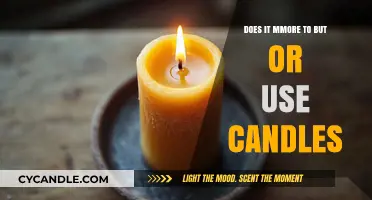 Buying vs. Using Candles: Which Costs More in the Long Run?