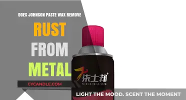 Can Johnson Paste Wax Effectively Remove Rust from Metal Surfaces?
