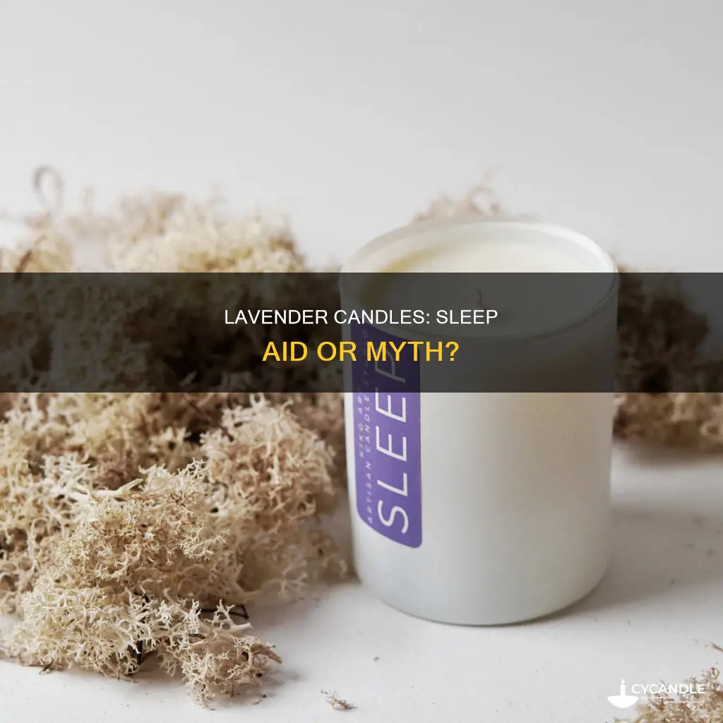 does lavender candle help you sleep