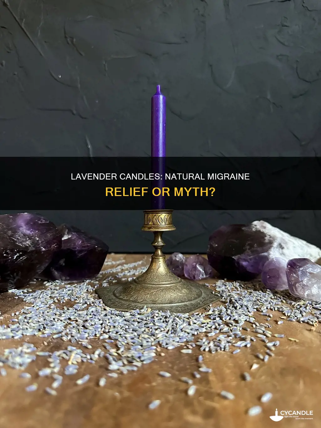 does lavender candles help migraines