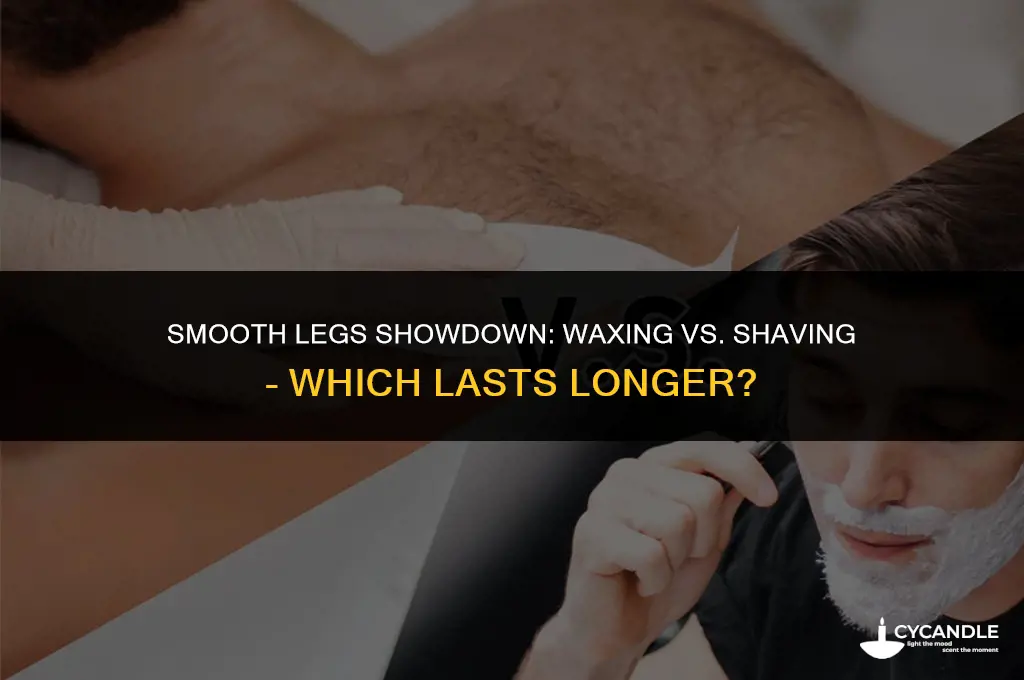 does leg waxing last longer than shaving