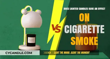 Candlelight's Impact: How Lighted Candles Affect Cigarette Smoke Dispersion