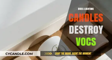 Candle Burning and VOCs: Does Lighting Candles Destroy Indoor Pollutants?