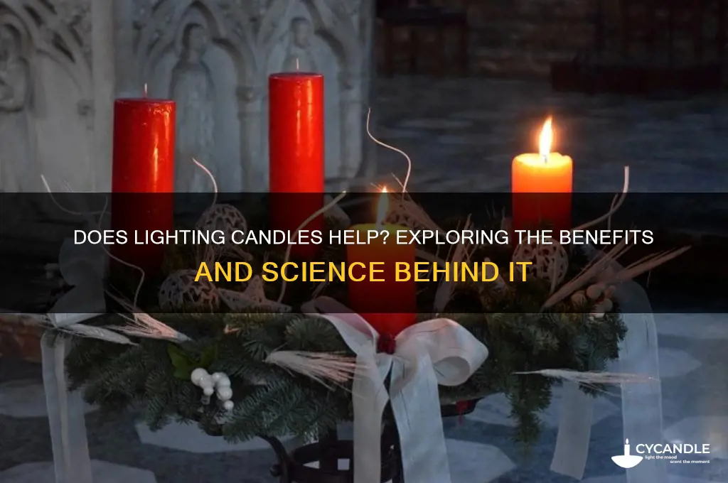 does lighting candles help