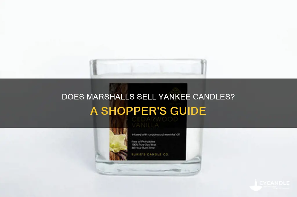 does marshalls sell yankee candles