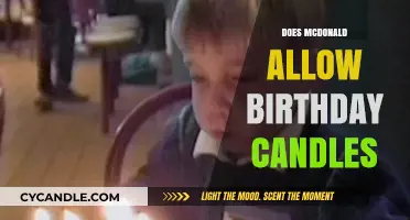 McDonald's Birthday Candles: Allowed or Not?