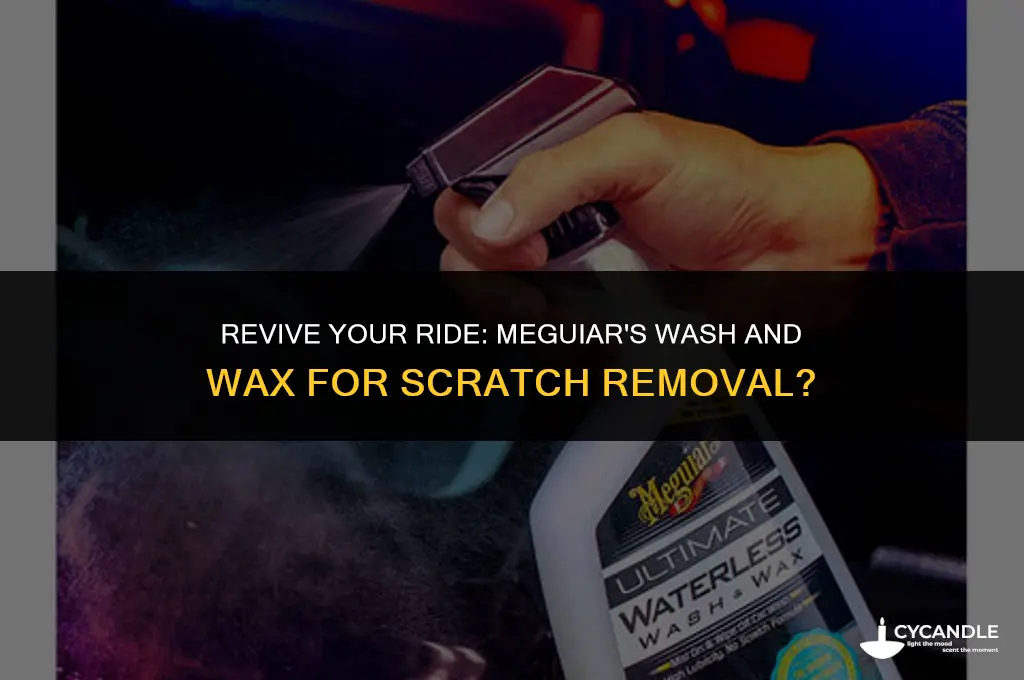 does meguiars wash and wax get sratches out