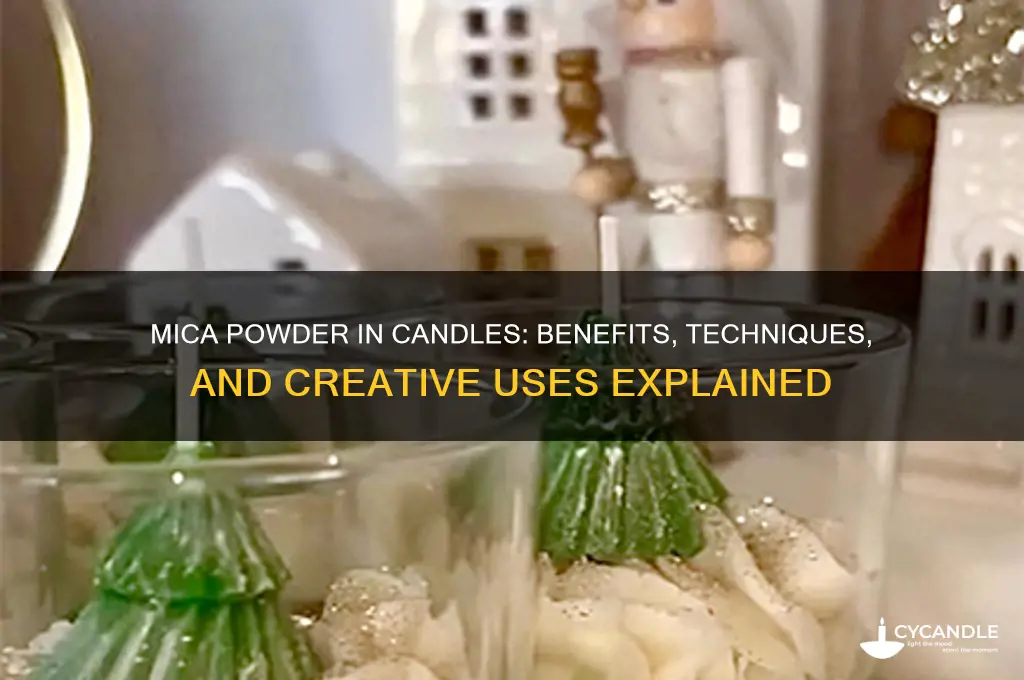 does mica powder work in candles
