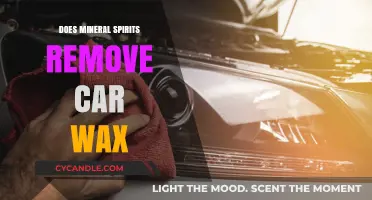Mineral Spirits and Car Wax: Effective Removal or Risky Choice?