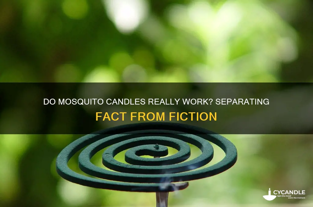 does mosquito candles work